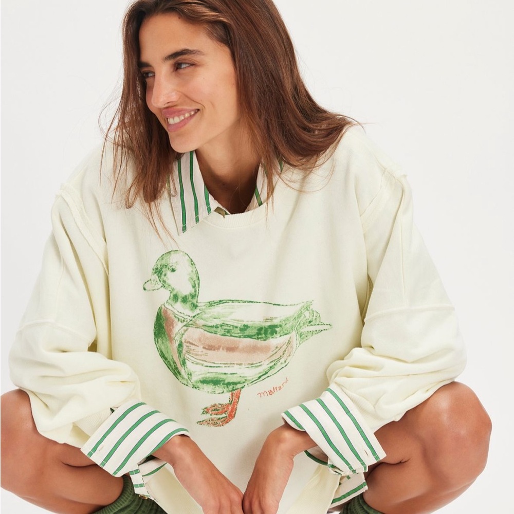 We The Free Graphic Camden Pullover - Mallard Combo